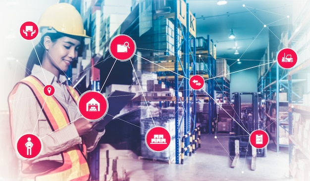 Smart warehouse management system with innovative internet of things technology