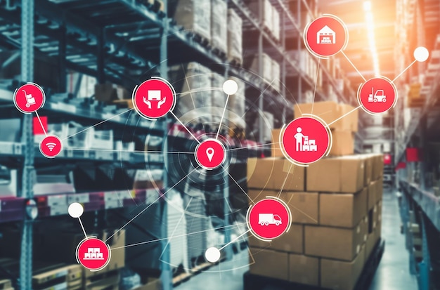 Smart warehouse management system with innovative internet of things technology