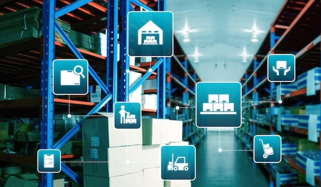 Photo smart warehouse management system with innovative internet of things technology