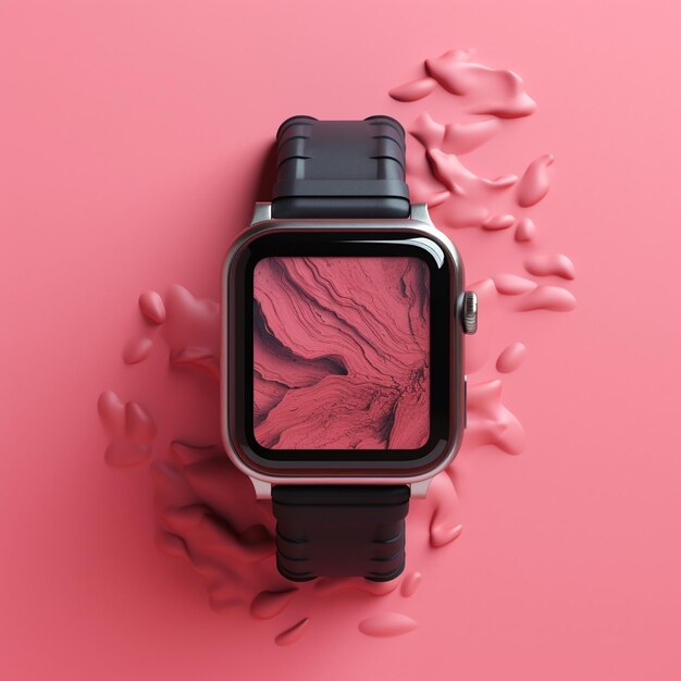 smart watch mockup 3d icon