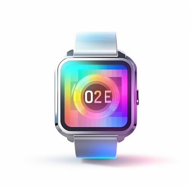 Photo smart watch mockup 3d icon