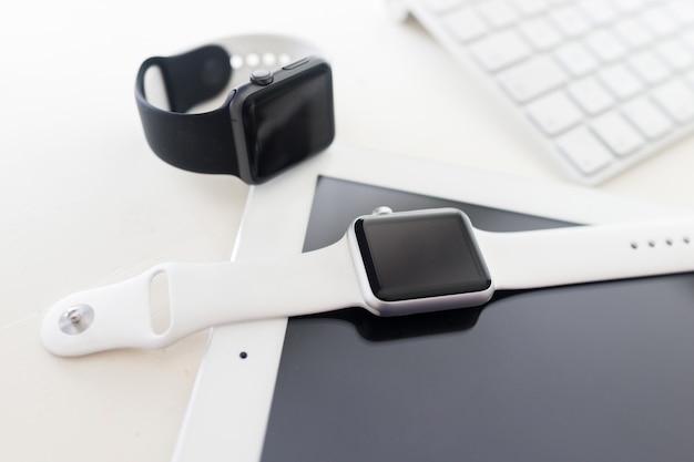 smart watch on the table