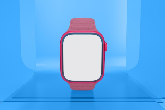 Smart Watch-voorkant op glas