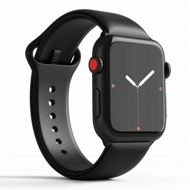 a smart watch with a black band that says quot smart quot on the screen