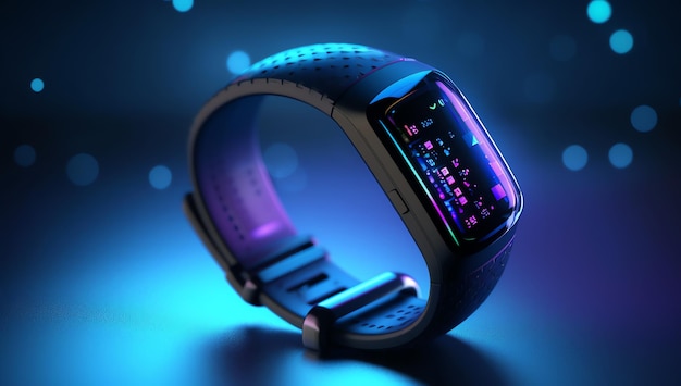 A smart watch with the number 1 on it