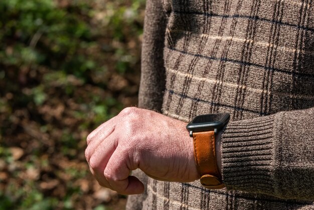 Smart watches on the hand