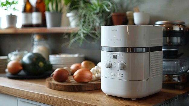 Photo a smart yogurt maker customizable wallpaper