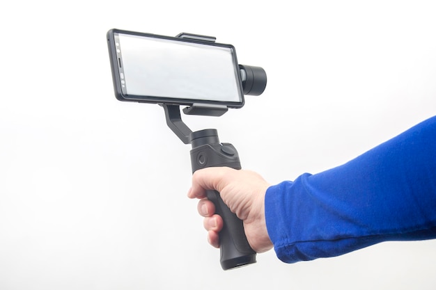 Smartphone met stabilisator