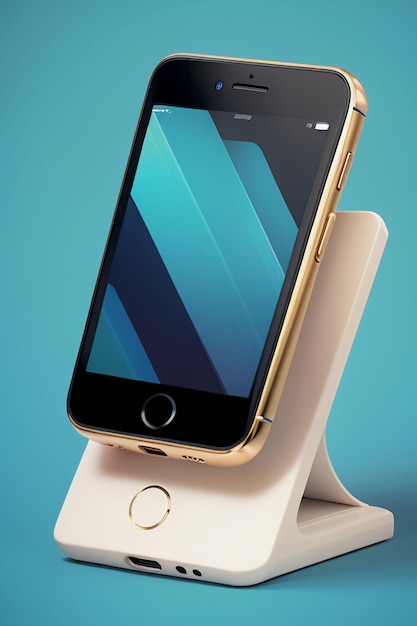 Smartphone mobiele telefoon product mockup display reclame rendering mockup behang achtergrond