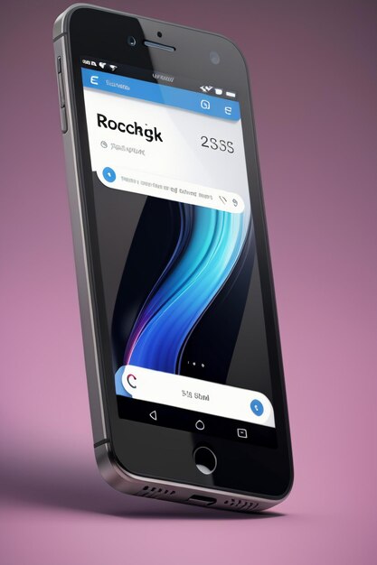 Smartphone mobiele telefoon product mockup display reclame rendering mockup behang achtergrond