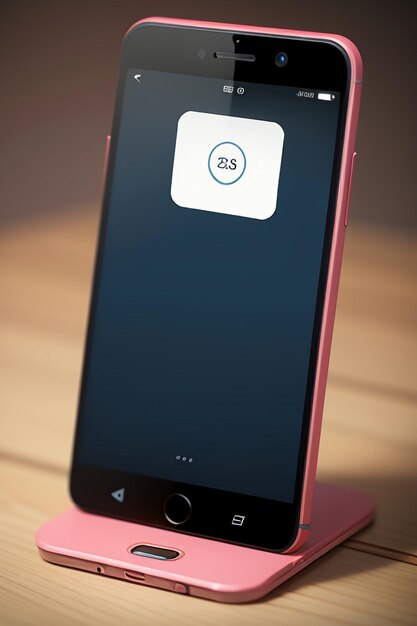 Smartphone mobiele telefoon product mockup display reclame rendering mockup behang achtergrond