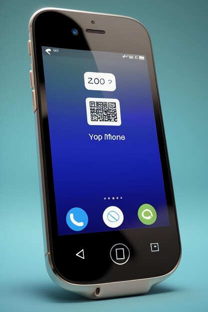 Smartphone mobiele telefoon product mockup display reclame rendering mockup behang achtergrond