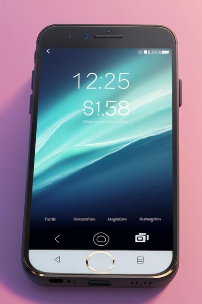 Smartphone mobiele telefoon product mockup display reclame rendering mockup wallpaper achtergrond