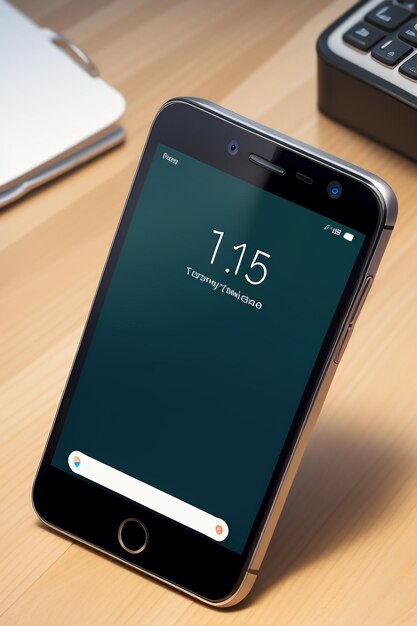 Foto smartphone cellulare prodotto mockup display pubblicità rendering mockup sfondo sfondo