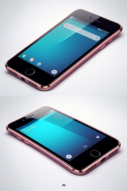 Foto smartphone cellulare prodotto mockup display pubblicità rendering mockup carta da parati sfondo