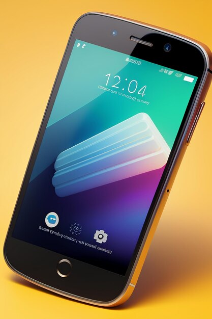 Foto smartphone cellulare prodotto mockup display pubblicità rendering mockup sfondo sfondo