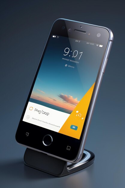 スマートフォン モバイルフォン ディスプレイ 広告 レンダリング モックアップ ウォールペーパー 背景