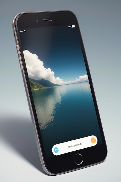 스마트 폰 휴대 전화 제품 모형 디스플레이 광고 렌더링 모형 바탕 화면 배경