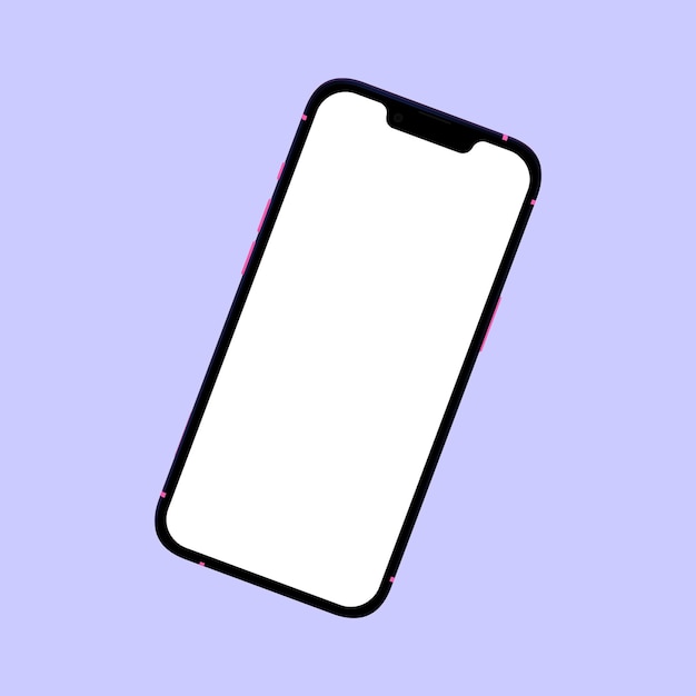 Smartphone-mockup geïsoleerd Psd