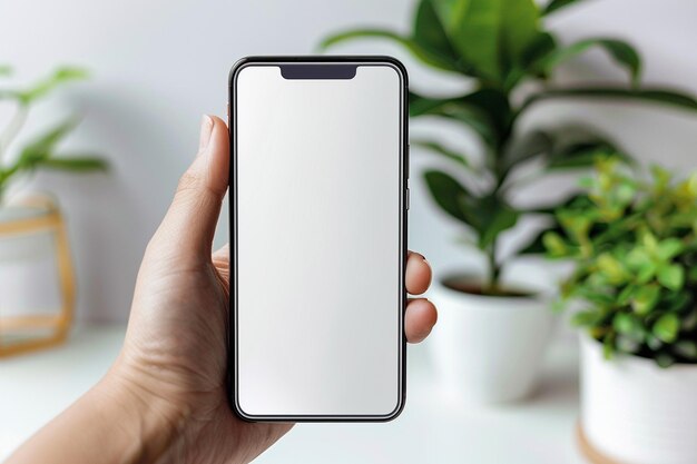 Smartphone Mockup on Hand은 Generative AI로 만들어졌습니다.