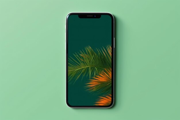 Smartphone Mockup Image Ai generative