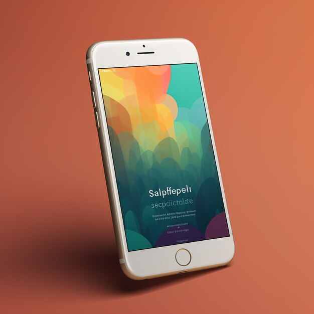 Photo smartphone mockup