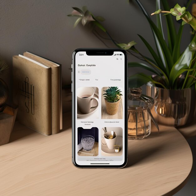 Photo smartphone mockup