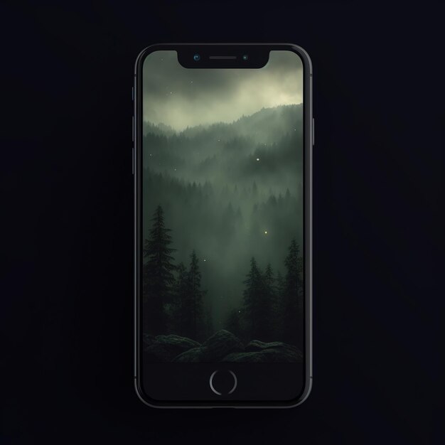 Photo smartphone mockup