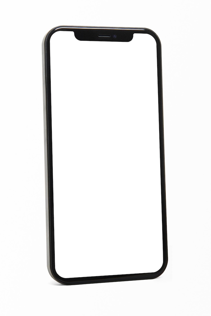 Foto smartphone png scherm mockup innovatieve toekomstige technologie
