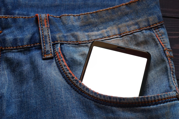 Smartphone in pocket