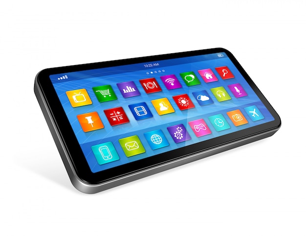 Smartphone Touchscreen HD - apps icons interface