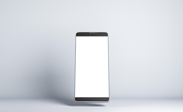 Smartphone with blank screen