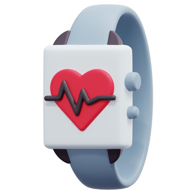 Photo smartwatch 3d render icon illustration