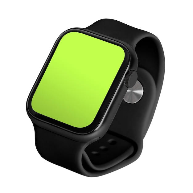 Smartwatch png realistic green screen sticker transparent background