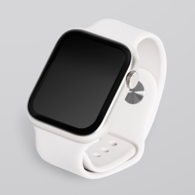 Smartwatch screen mockup digital device