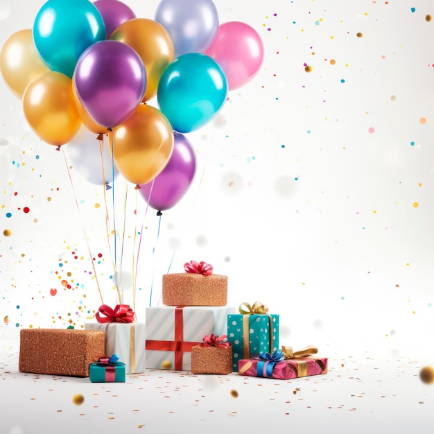 smashcake balloons and gifts background