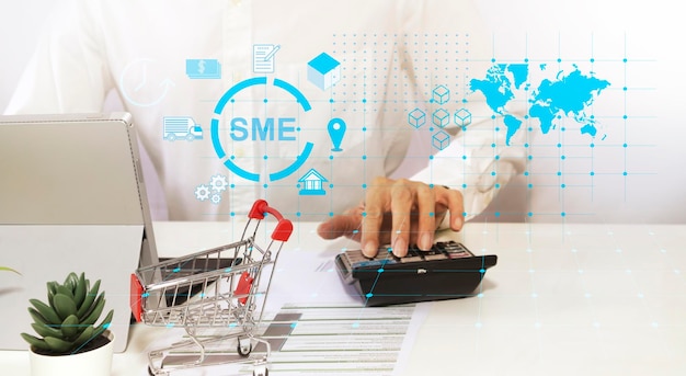 SME business provides delivery service to the address safely and considering the cost of transportation and management