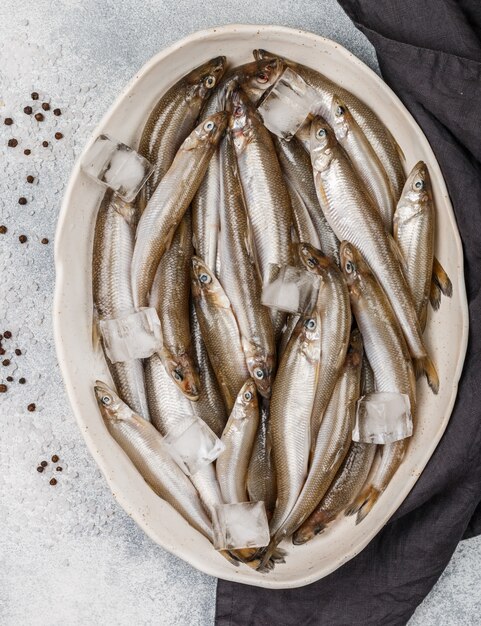 Smelt, Fresh raw sea small fish