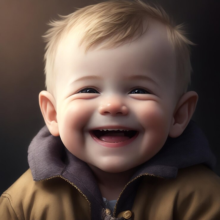 Photo smile baby boy