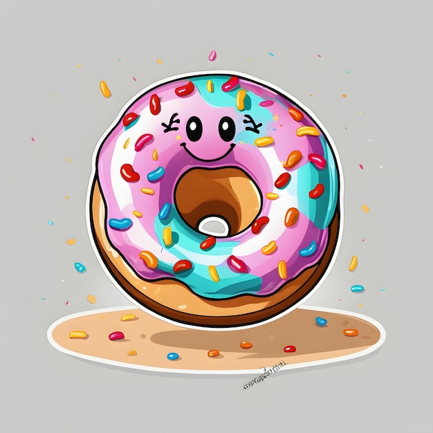 Smile Face Donut