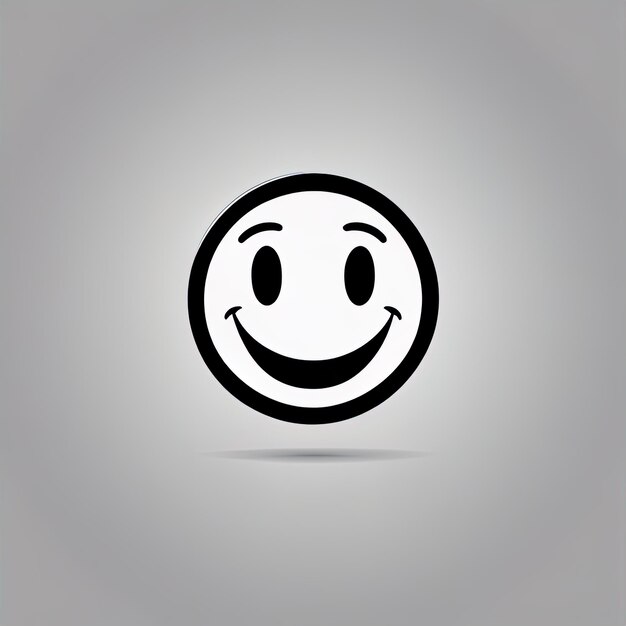 smile icon vector illustration flat design style