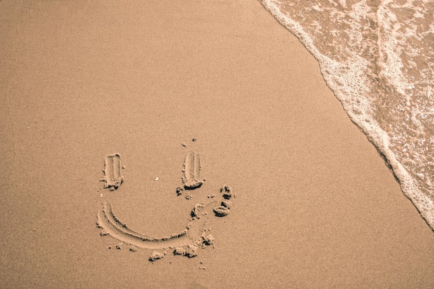 Smile on the sand