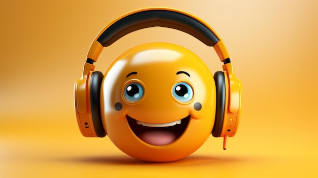 Smile Smiling Face Emoji Een geel gezicht met glimlachende ogen Leuke gelukkige emotie