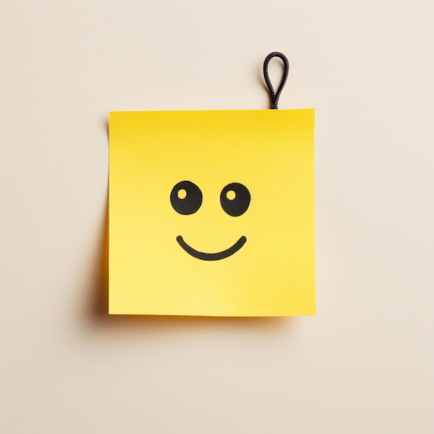 smile sticky note