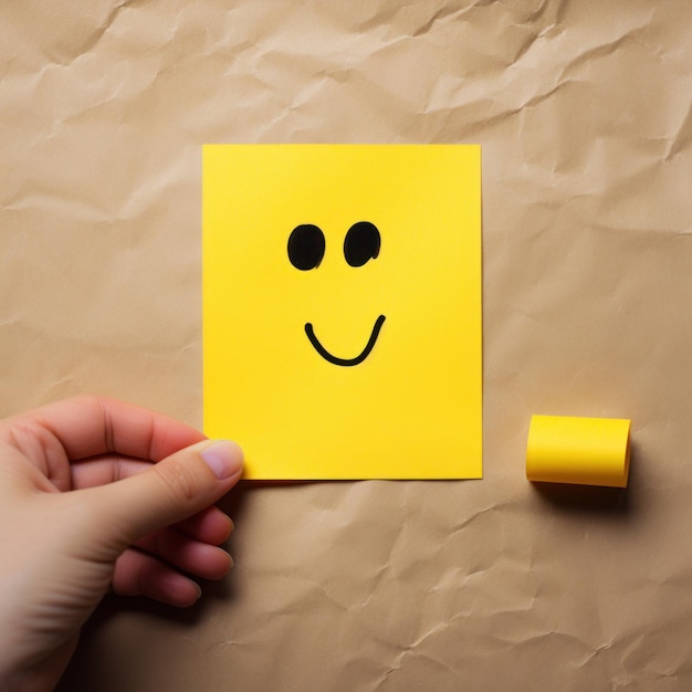 smile sticky note