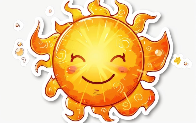 Smile in the Sun Sticker Bliss