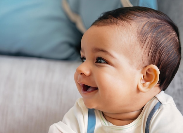 A smiley baby world smile day