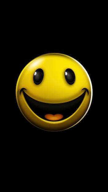 smiley graffiti art colorful black background