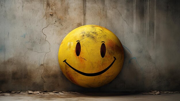 smileys background 3d yellow smiley ball