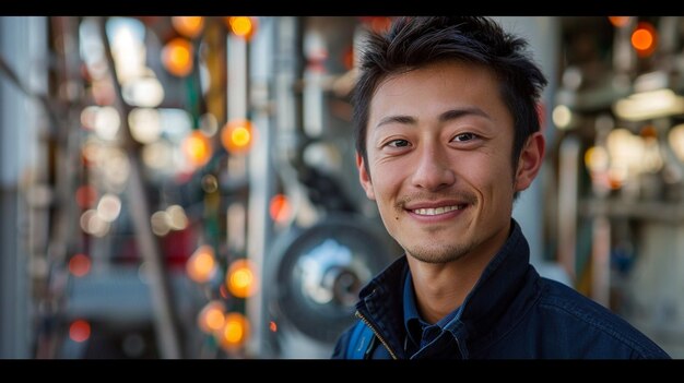 Smiling Aeronautical Engineer Headshot